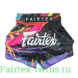 Шорты для бокса Fairtex BS1934 World Music black - M