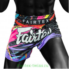 Шорты для бокса Fairtex BS1934 World Music black - XL