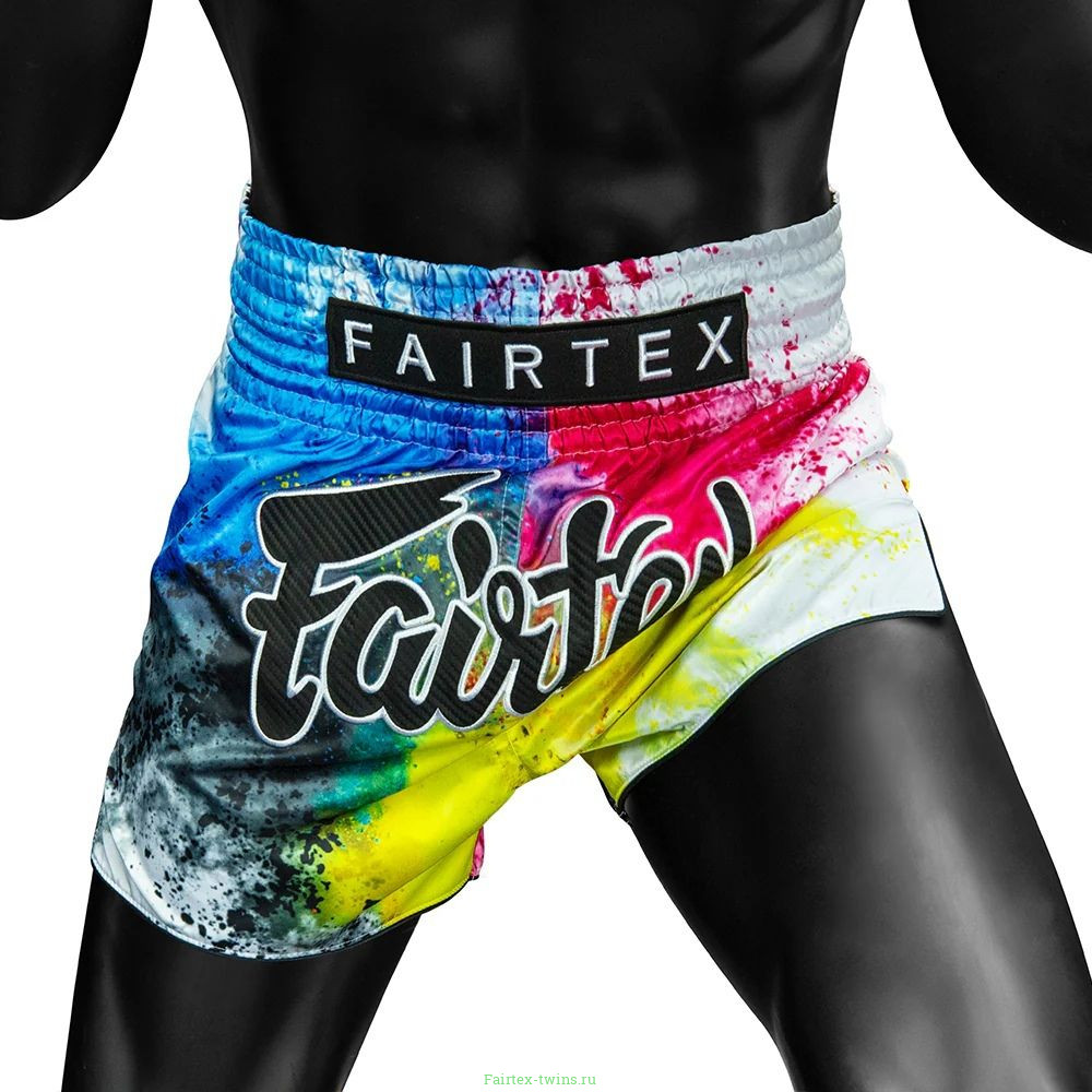 Шорты для бокса Fairtex BS1937 Acid jazz white - L