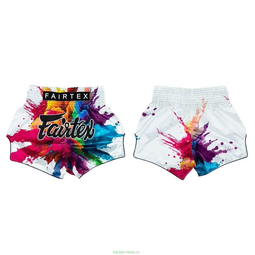 Шорты для бокса Fairtex BS1939 Funcy Soul white - M
