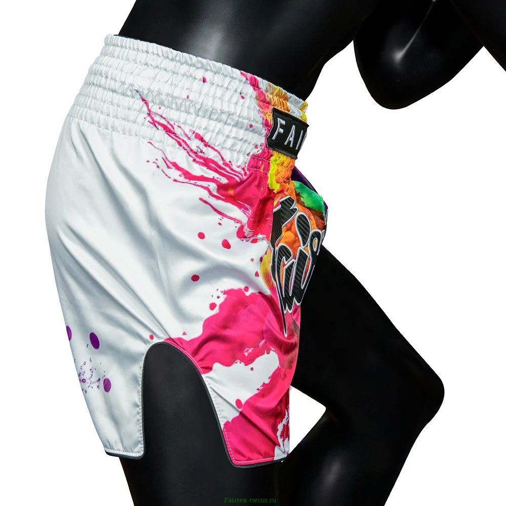 Шорты для бокса Fairtex BS1939 Funcy Soul white - M