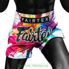 Шорты для бокса Fairtex BS1939 Funcy Soul white - S