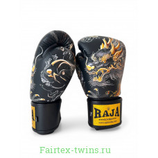 Боксёрские перчатки Raja Gold Dragon 12 oz