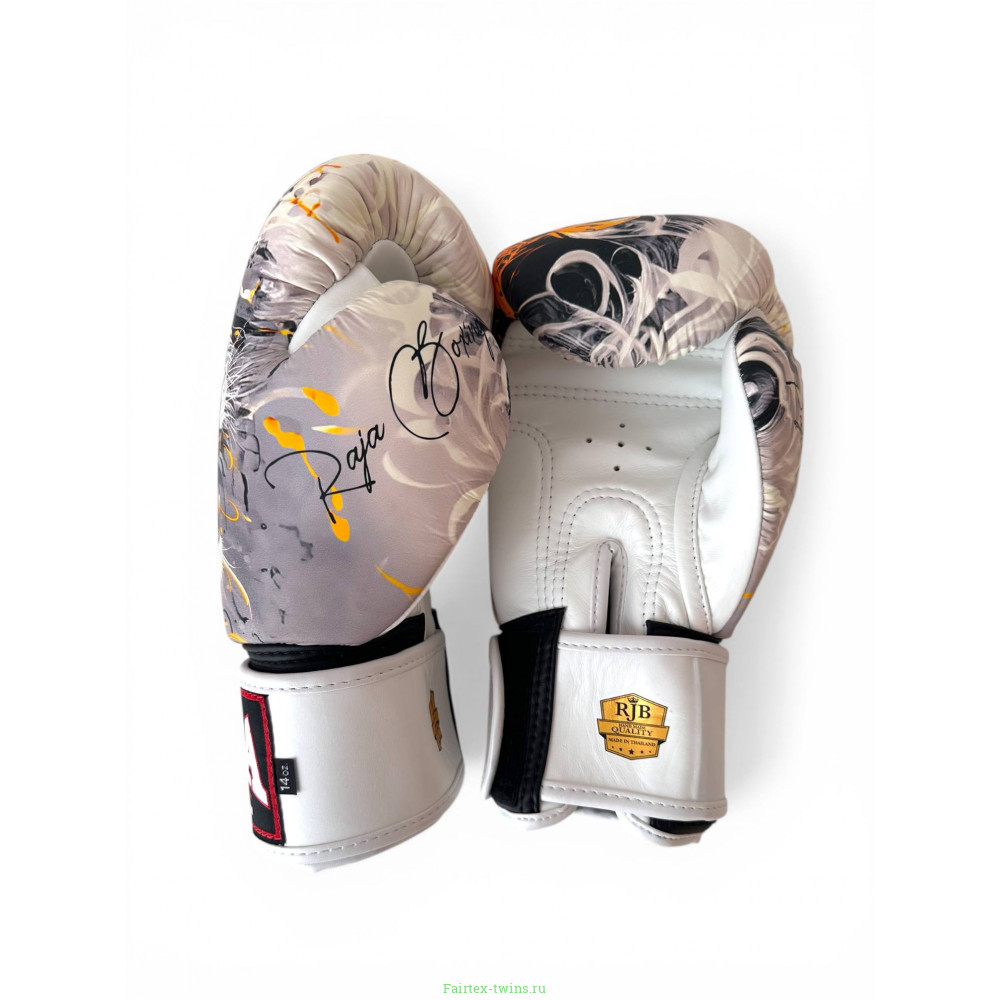 Боксёрские перчатки Raja White Tiger 12 oz