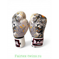 Боксёрские перчатки Raja White Tiger 12 oz