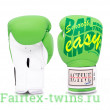 Боксёрские перчатки TKB ACTIVE MUAYTHAI green 12 oz