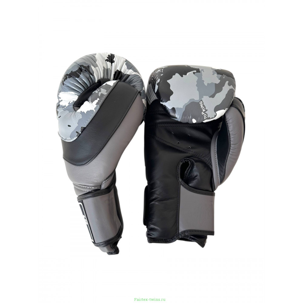 Боксёрские перчатки TKB CAMOUFLAGE gray 12 oz
