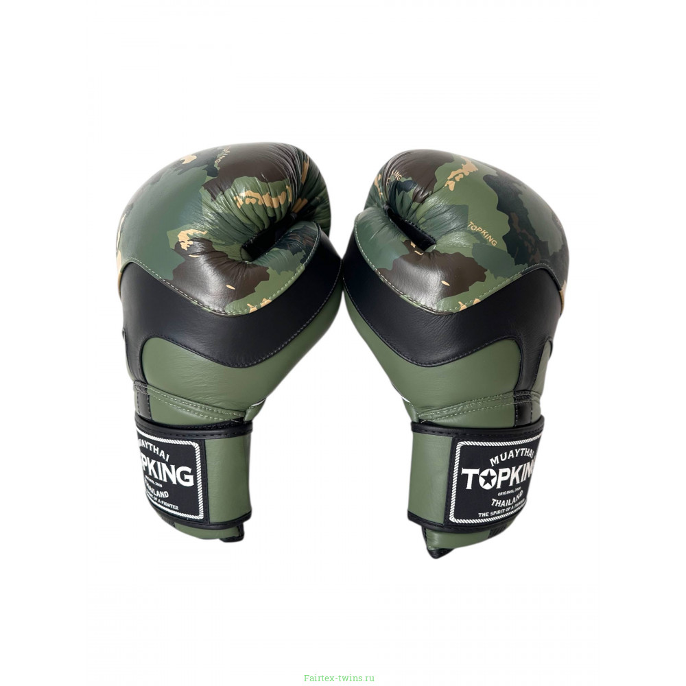Боксёрские перчатки TKB CAMOUFLAGE green 12 oz