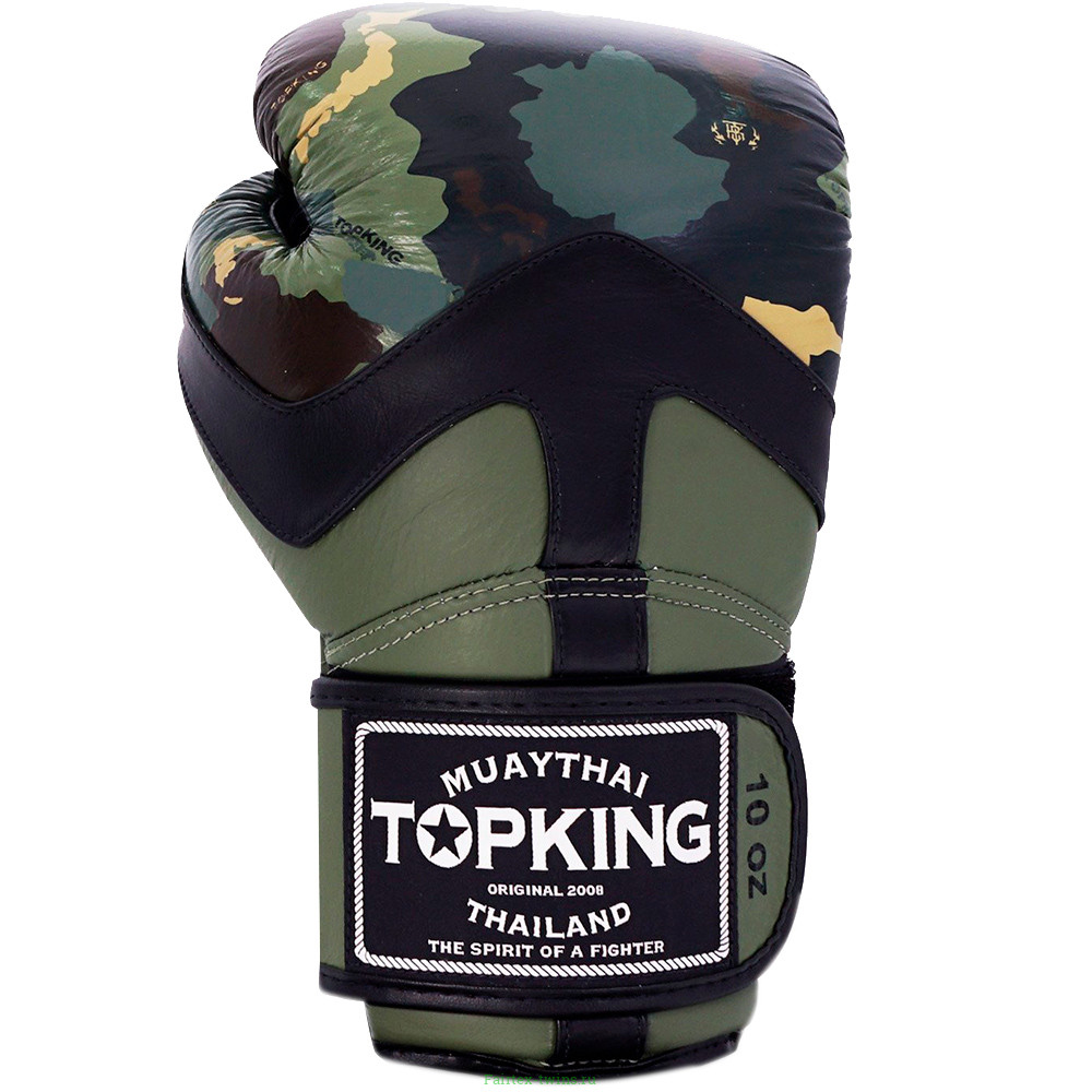 Боксёрские перчатки TKB CAMOUFLAGE green 16 oz