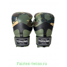 Боксёрские перчатки TKB CAMOUFLAGE green 16 oz