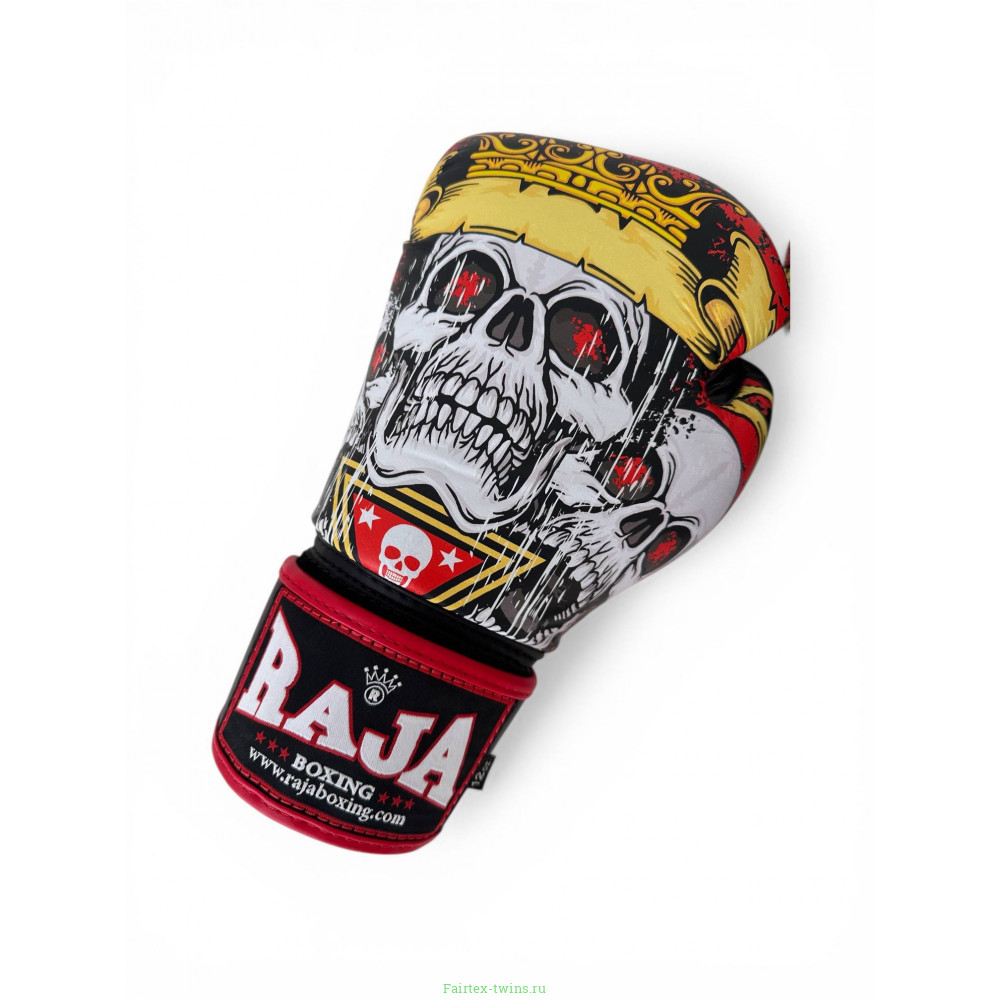 Боксёрские перчатки Raja Fancy Skull King 12 oz