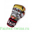 Боксёрские перчатки Raja Fancy Skull King 12 oz