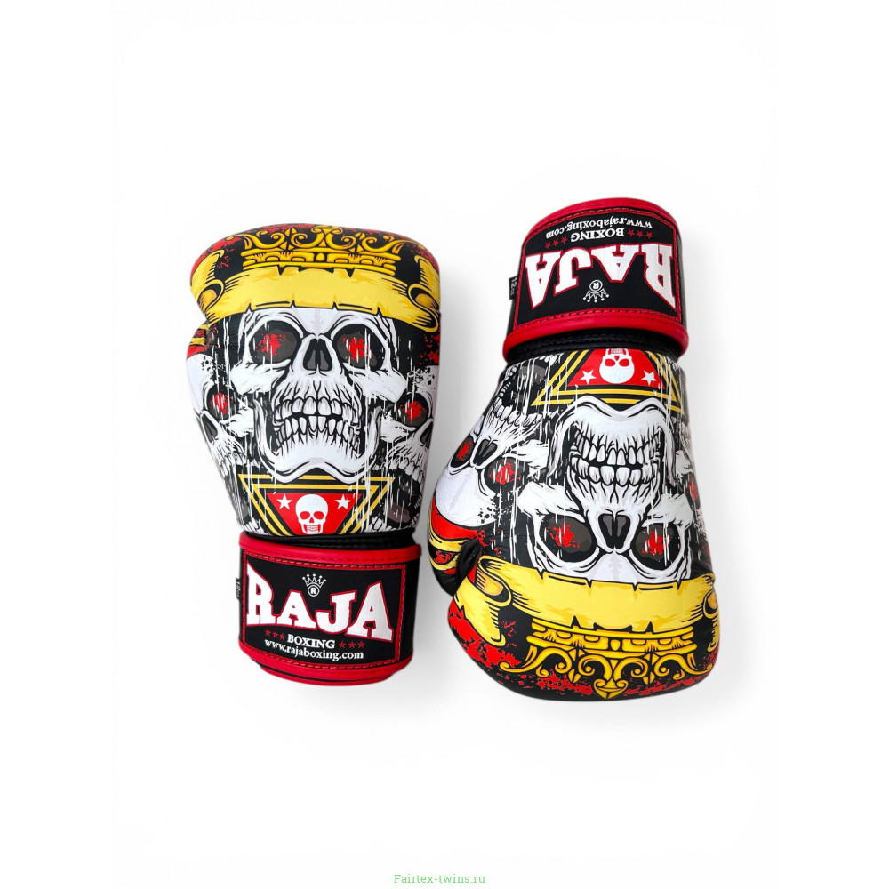Боксёрские перчатки Raja Fancy Skull King 12 oz