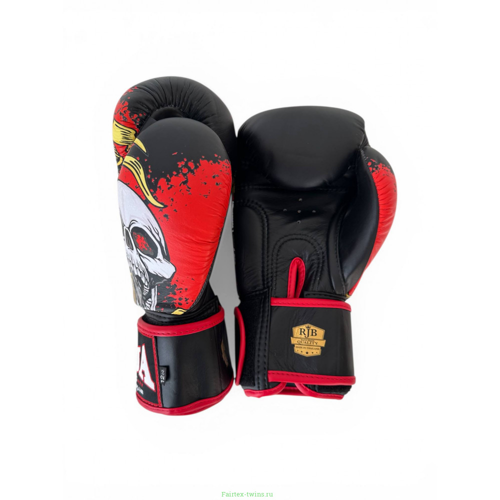 Боксёрские перчатки Raja Fancy Skull King 12 oz