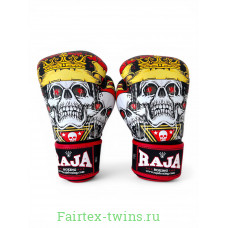 Боксёрские перчатки Raja Fancy Skull King 16 oz