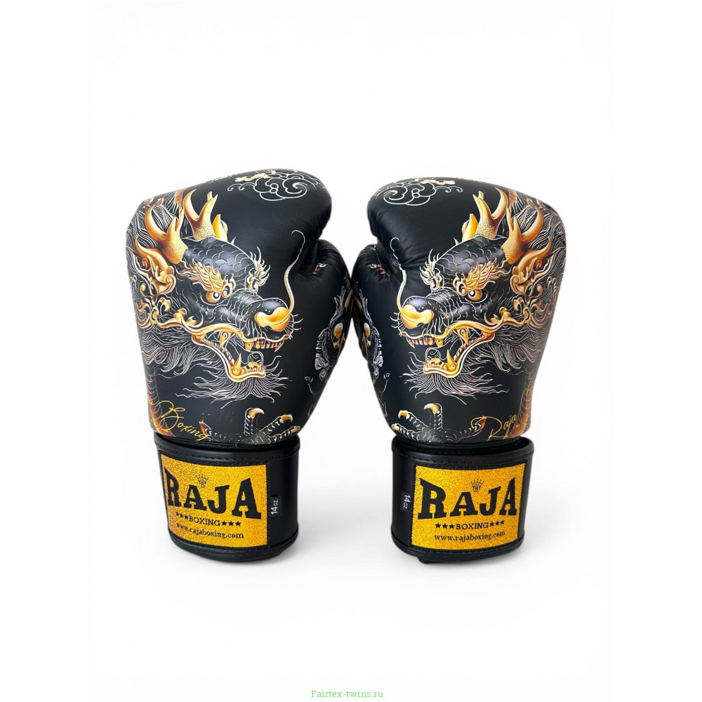 Боксёрские перчатки Raja Gold Dragon 10 oz