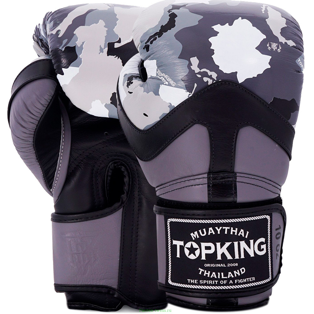 Боксёрские перчатки TKB CAMOUFLAGE gray 14 oz