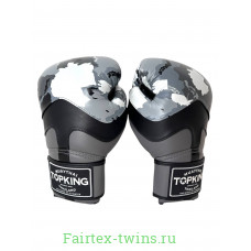 Боксёрские перчатки TKB CAMOUFLAGE gray 14 oz