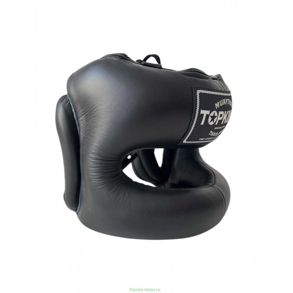 Боксерский шлем с бампером Top King TKHGPT black L