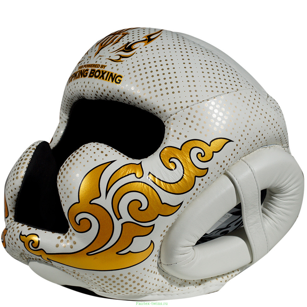 Боксерский шлем Top King Kanok white L