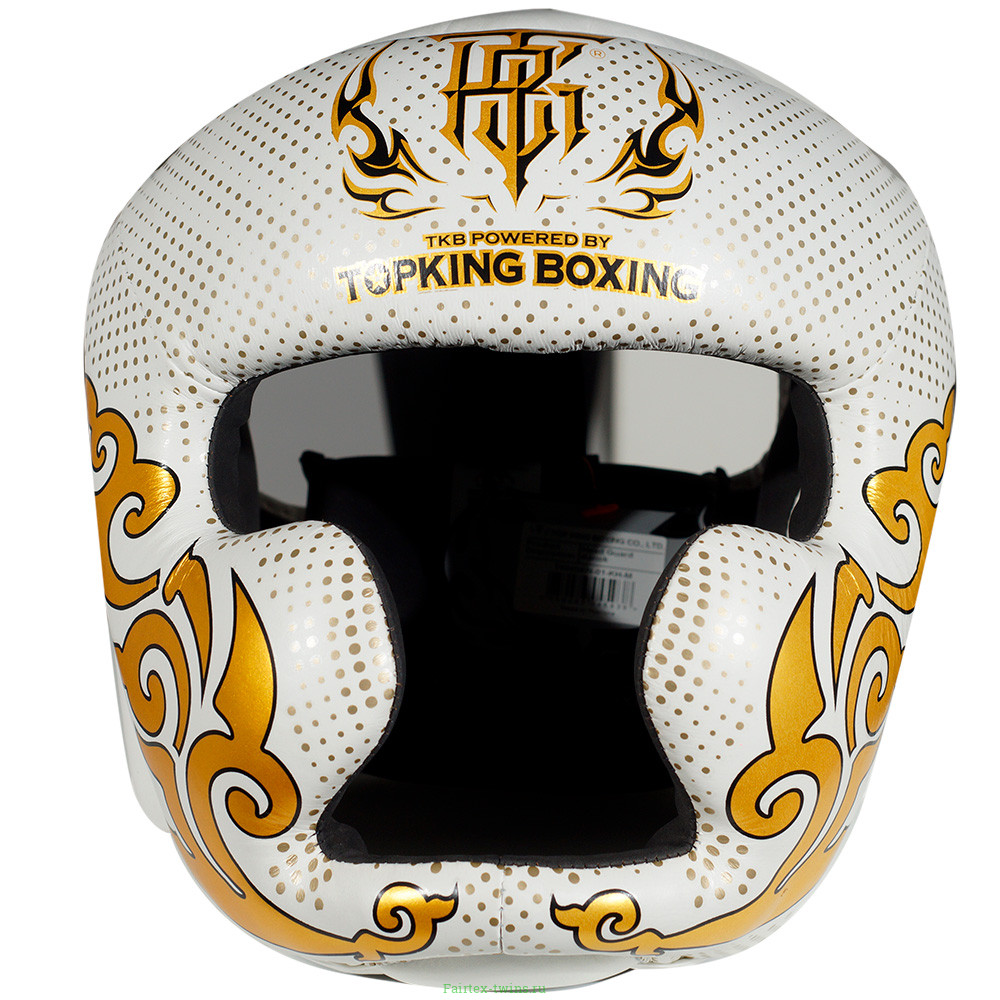 Боксерский шлем Top King Kanok white XL