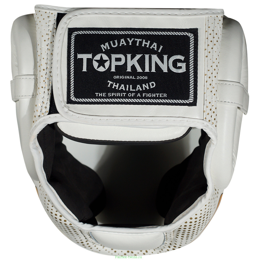 Боксерский шлем Top King Kanok white XL