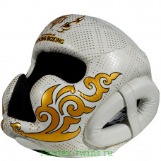 Боксерский шлем Top King Kanok white XL