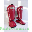 Защита голени Fairtex SP7 red L