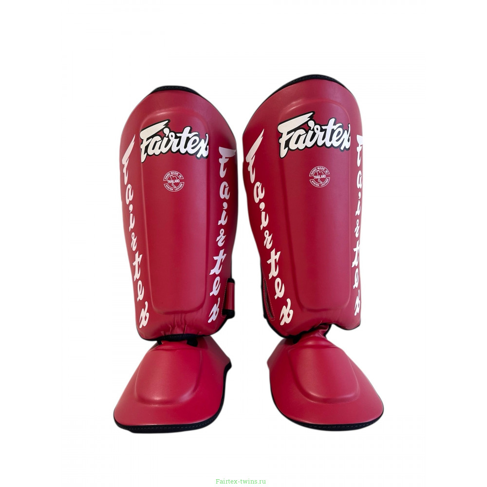 Защита голени Fairtex SP7 red XL