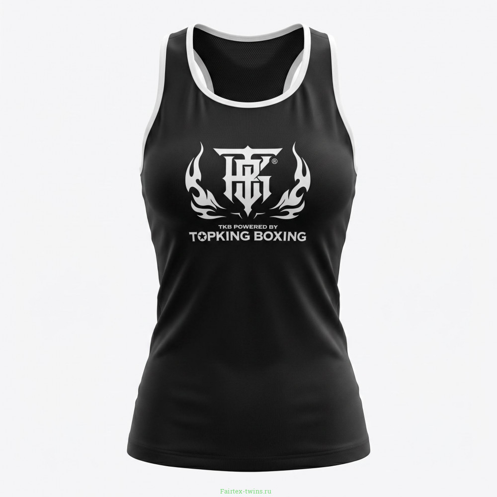 Майка для соревнований Top King Boxing black L