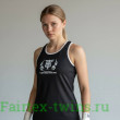 Майка для соревнований Top King Boxing black L