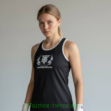 Майка для соревнований Top King Boxing black XL