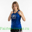 Майка для соревнований Top King Boxing blue S