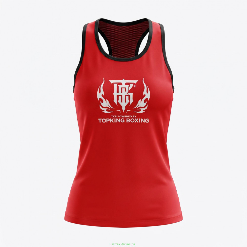 Майка для соревнований Top King Boxing red L