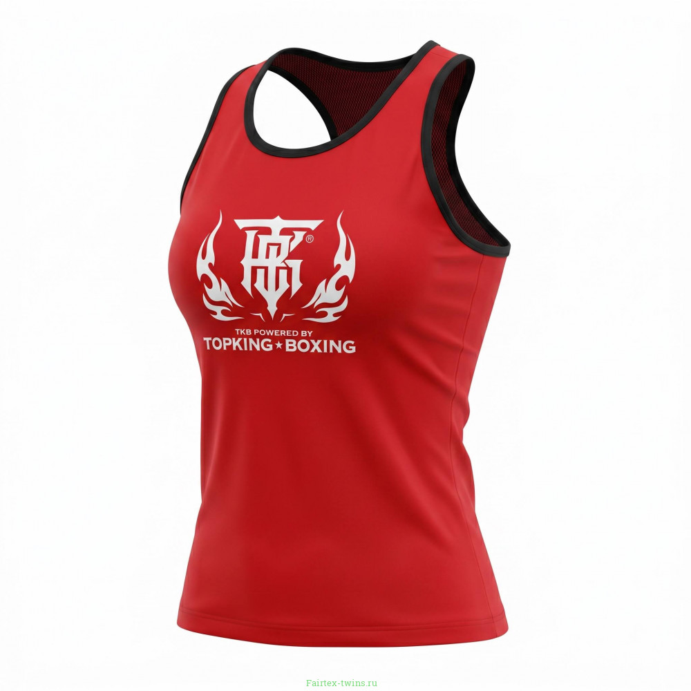 Майка для соревнований Top King Boxing red L