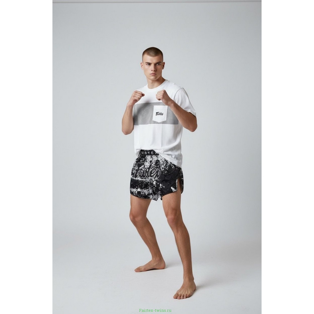 Шорты для тайского бокса Fairtex BS1949 Grunge Black M