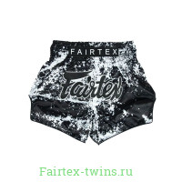 Шорты для тайского бокса Fairtex BS1949 Grunge Black XL