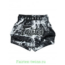 Шорты для тайского бокса Fairtex BS1949 Grunge Black XL