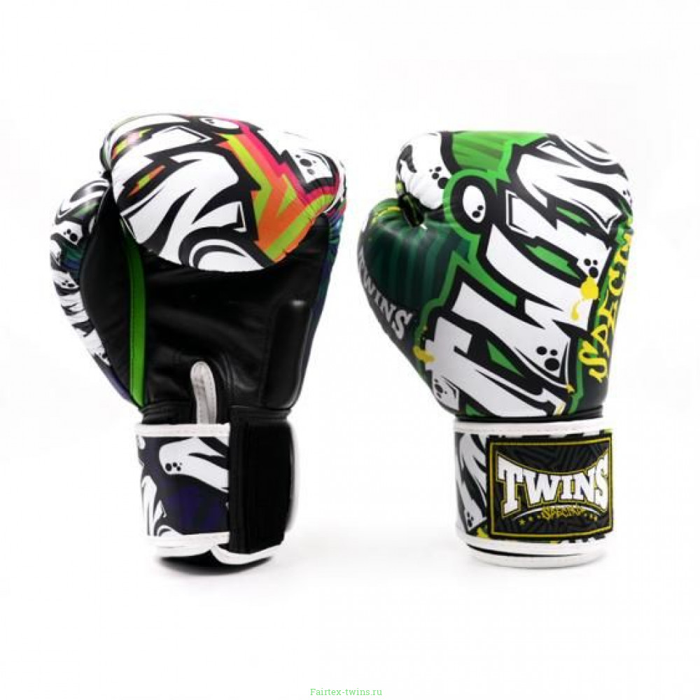 Боксерские перчатки Twins Special FBGVL4-68 Graffiti 16 oz