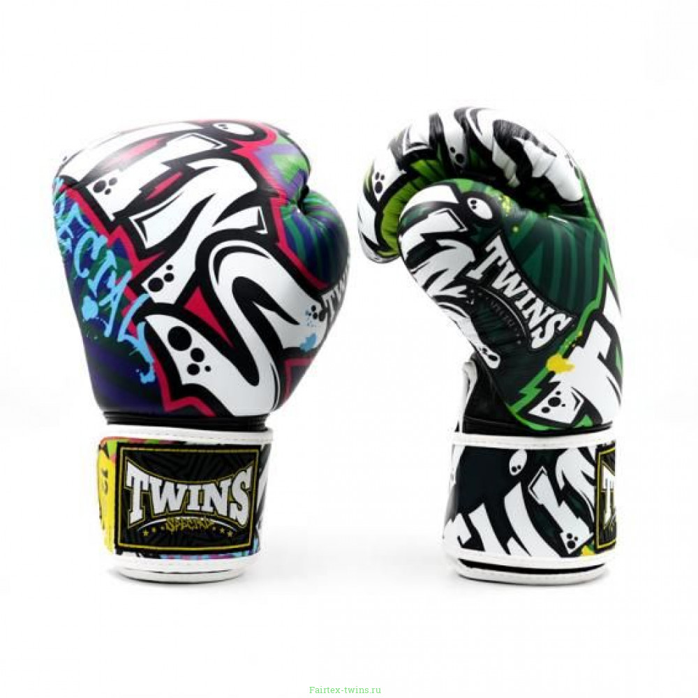 Боксерские перчатки Twins Special FBGVL4-68 Graffiti 16 oz
