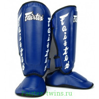 Защита голени Fairtex SP7 blue XL