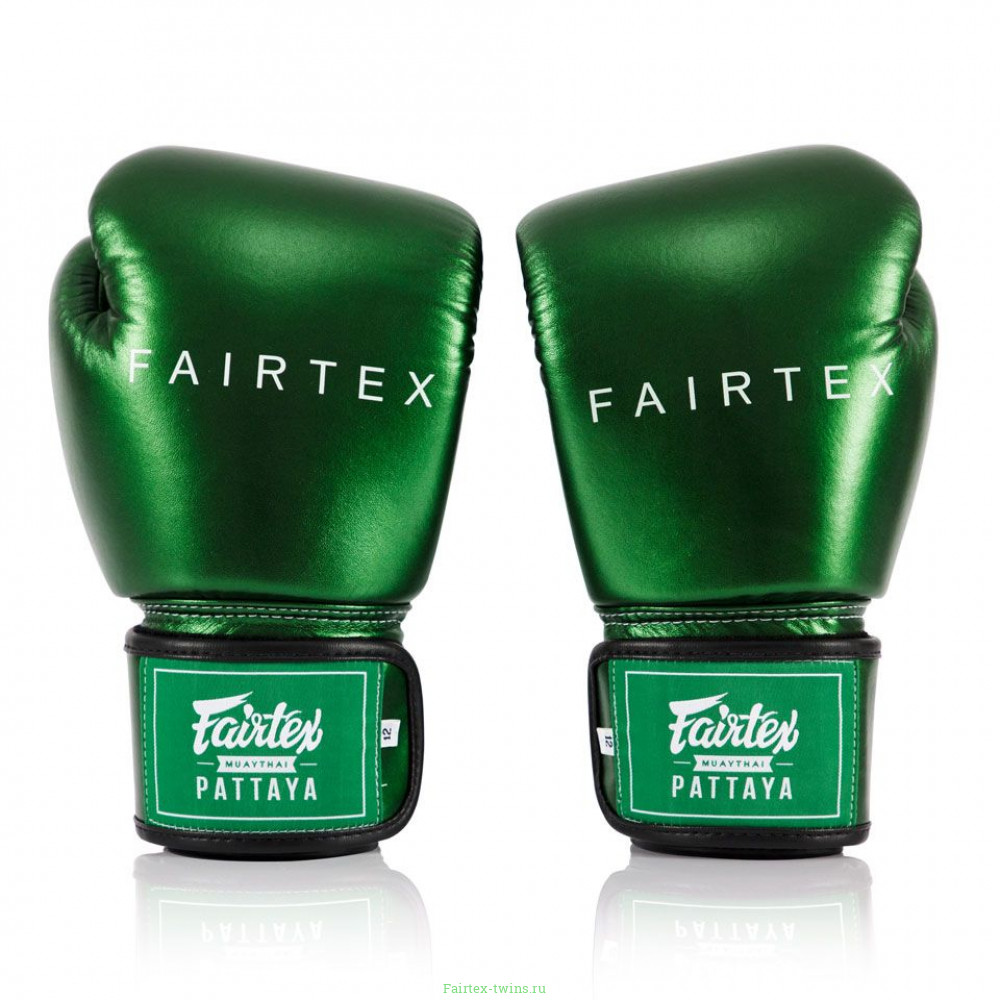 Боксерские перчатки Fairtex BGV22 green 10 oz