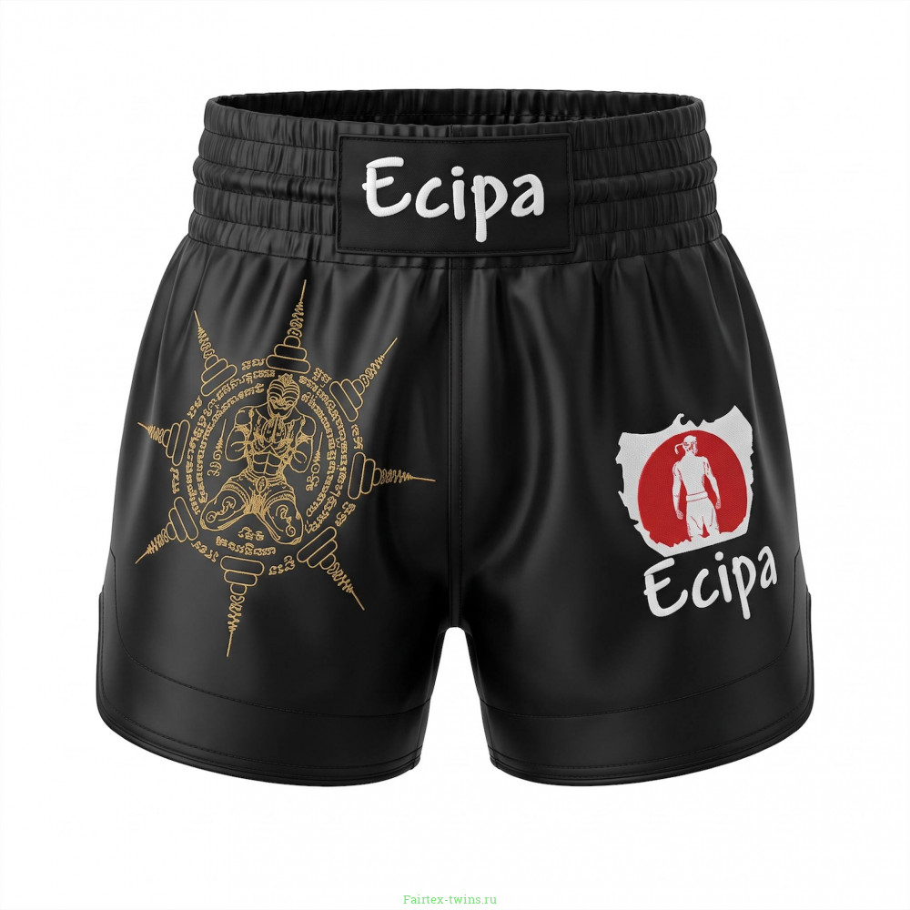 Шорты для Muay Thai Ecipa Fighter black XL