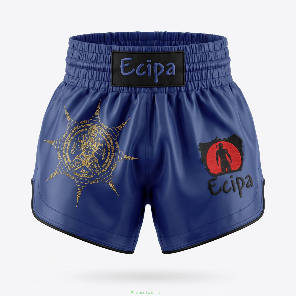 Шорты для Muay Thai Ecipa Fighter blue S