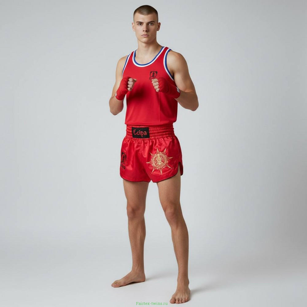 Шорты для Muay Thai Ecipa Fighter red XL
