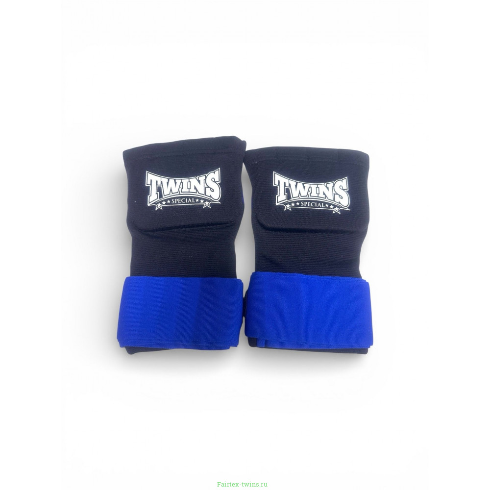 Боксёрские бинты быстрые Twins Special CH7 черно-синие