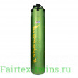 Боксерский мешок Fairtex HB6PY Green (gold silk screen) Banana Bag (БЕЗ НАПОЛНЕНИЯ)