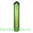 Боксерский мешок Fairtex HB6PY Green (gold silk screen) Banana Bag (БЕЗ НАПОЛНЕНИЯ)