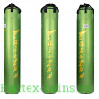 Боксерский мешок Fairtex HB6PY Green (gold silk screen) Banana Bag (БЕЗ НАПОЛНЕНИЯ)