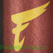 Боксерский мешок Fairtex HB6PY Red (gold silk screen) Banana Bag (БЕЗ НАПОЛНЕНИЯ)